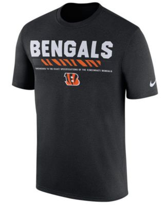 Nike Men's Cincinnati Bengals Legend Staff T-Shirt - Macy's