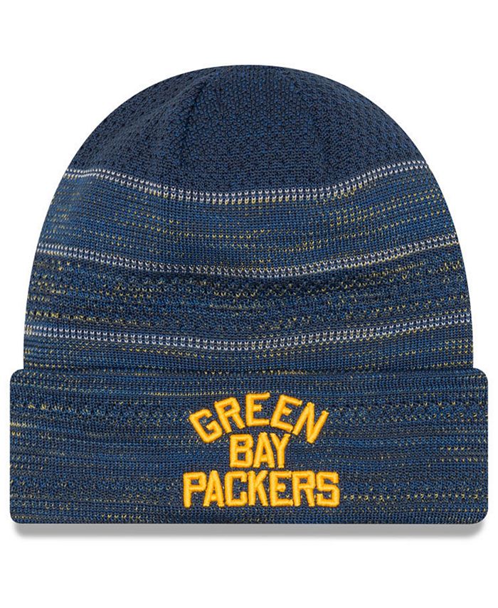 New Era Green Bay Packers Touchdown Cuff Knit Hat - Macy's