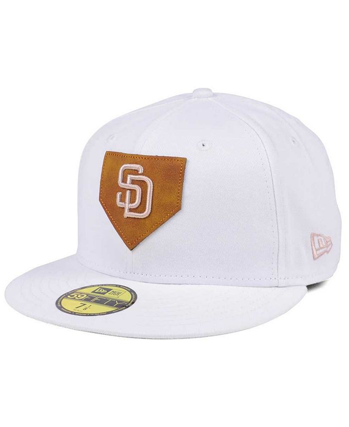 New Era San Diego Padres The Logo of Leather 59FIFTY Cap - Macy's