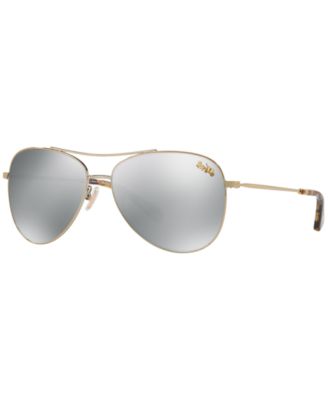 coach sunglasses aviator style