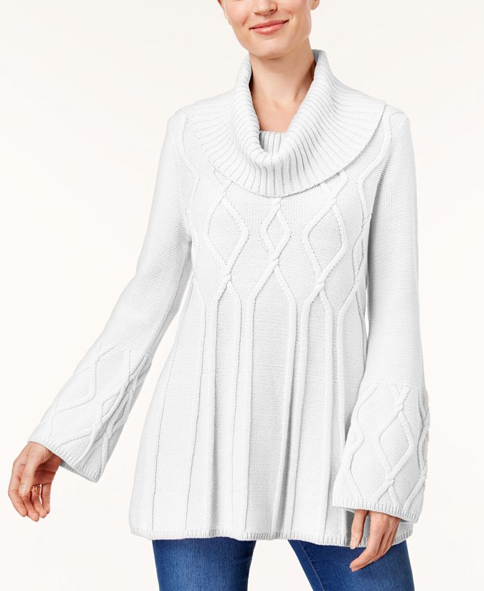 Style And Co Cowl Neck Sweater Tunic Created For Macys Macys