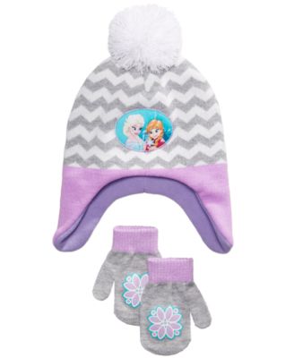 frozen hat and mitten set