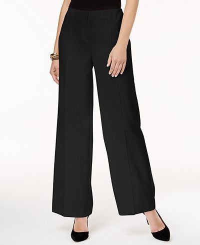 Alfani Wide-Leg Pants, Created for Macy's - Pants & Capris - Women - Macy's