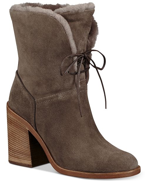 ugg block suede boot