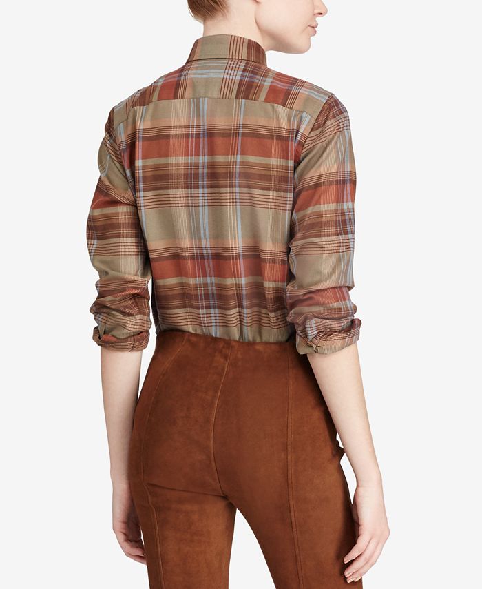 Polo Ralph Lauren ClassicFit Plaid Twill Cotton Shirt Macy's