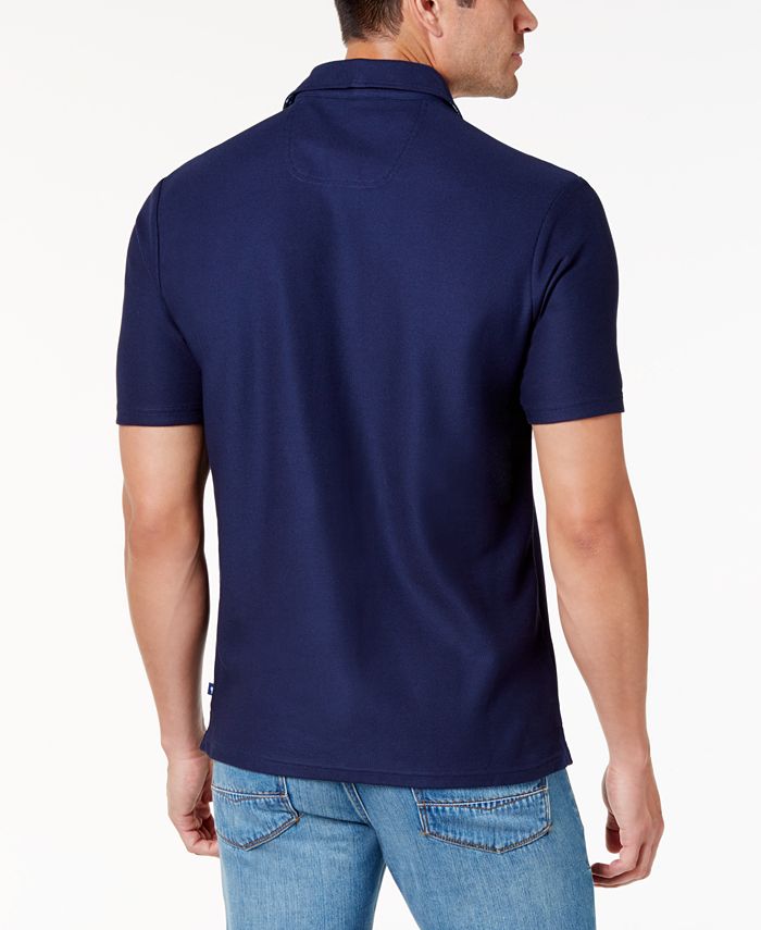Tommy Bahama Men's Big & Tall Santa Rosa Gardens Five O'Clock Polo Shirt - Mystic Blue Heather