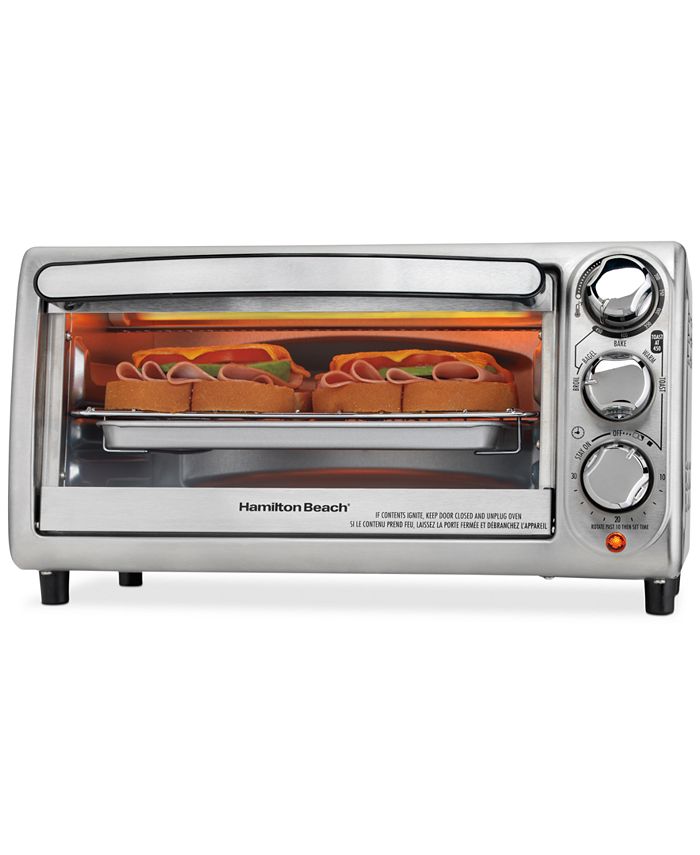 Hamilton Beach Toastation 2 Slice Toaster and Countertop Toaster Oven -  Macy's