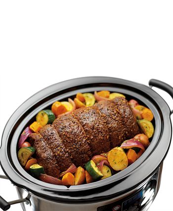 Hamilton Beach Set and Forget 6 Qt. Programmable Slow Cooker - Macy's