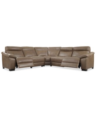 Furniture - Gennaro 5-Pc. Sectional with 2 Power Recliners, Only at Macy's