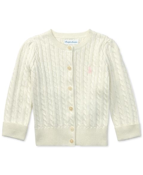 Детский вязаный кардиган Polo Ralph Lauren из хлопка