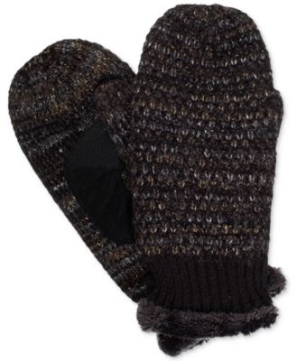 womens mittens with leather palms