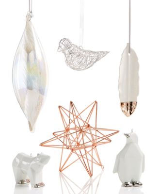 Holiday Lane Snowdaze Ornament Collection Created For Macys In No Color