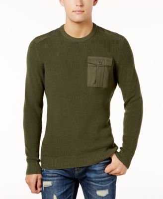 American Rag - Men's Uniformity Patch Sweater