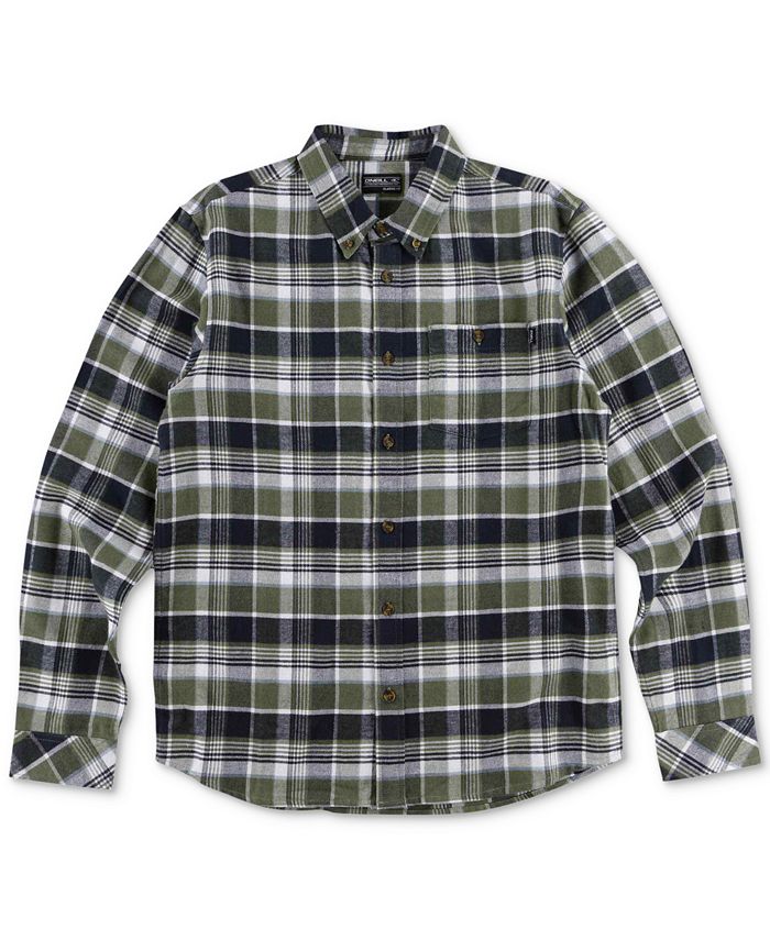 O'Neill Men's Redmond Flannel Shirt - Macy's