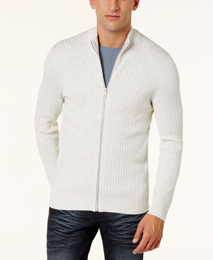 INC International Concepts I.N.C. Men's Zip-Front Cardigan, Created for ...