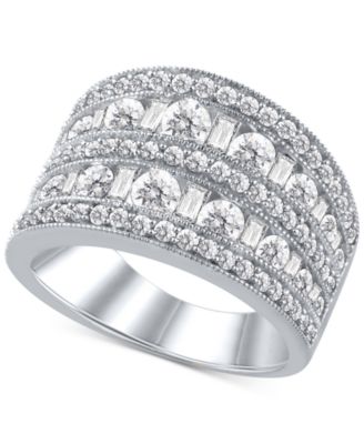 statement 2 carat diamond ring