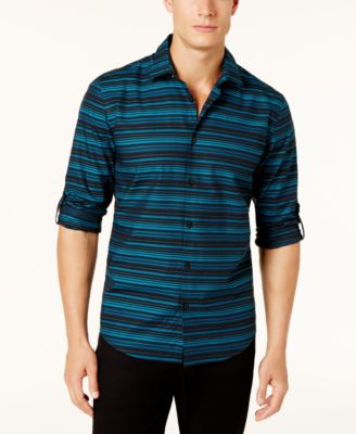 Alfani - Men's Foxfire Stripe Shirt