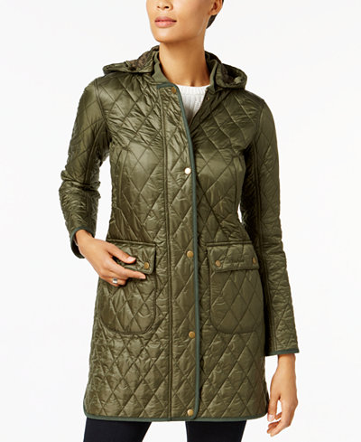 Barbour Tarn Quilted Hooded Puffer Coat - Coats - Women - Macy's