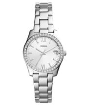 Fossil watch shop women silver