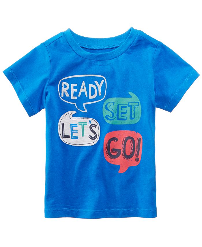 First Impressions WordPrint Cotton TShirt, Baby Boys, Created for