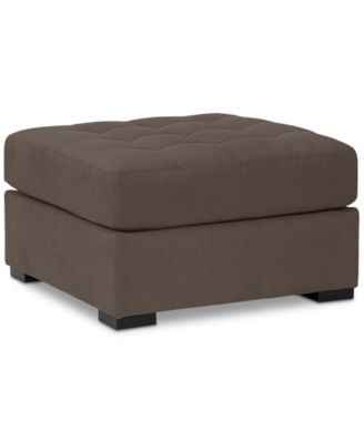 Furniture - Roxanne II Performance Fabric Ottoman: Custom Colors, Created for Macy's