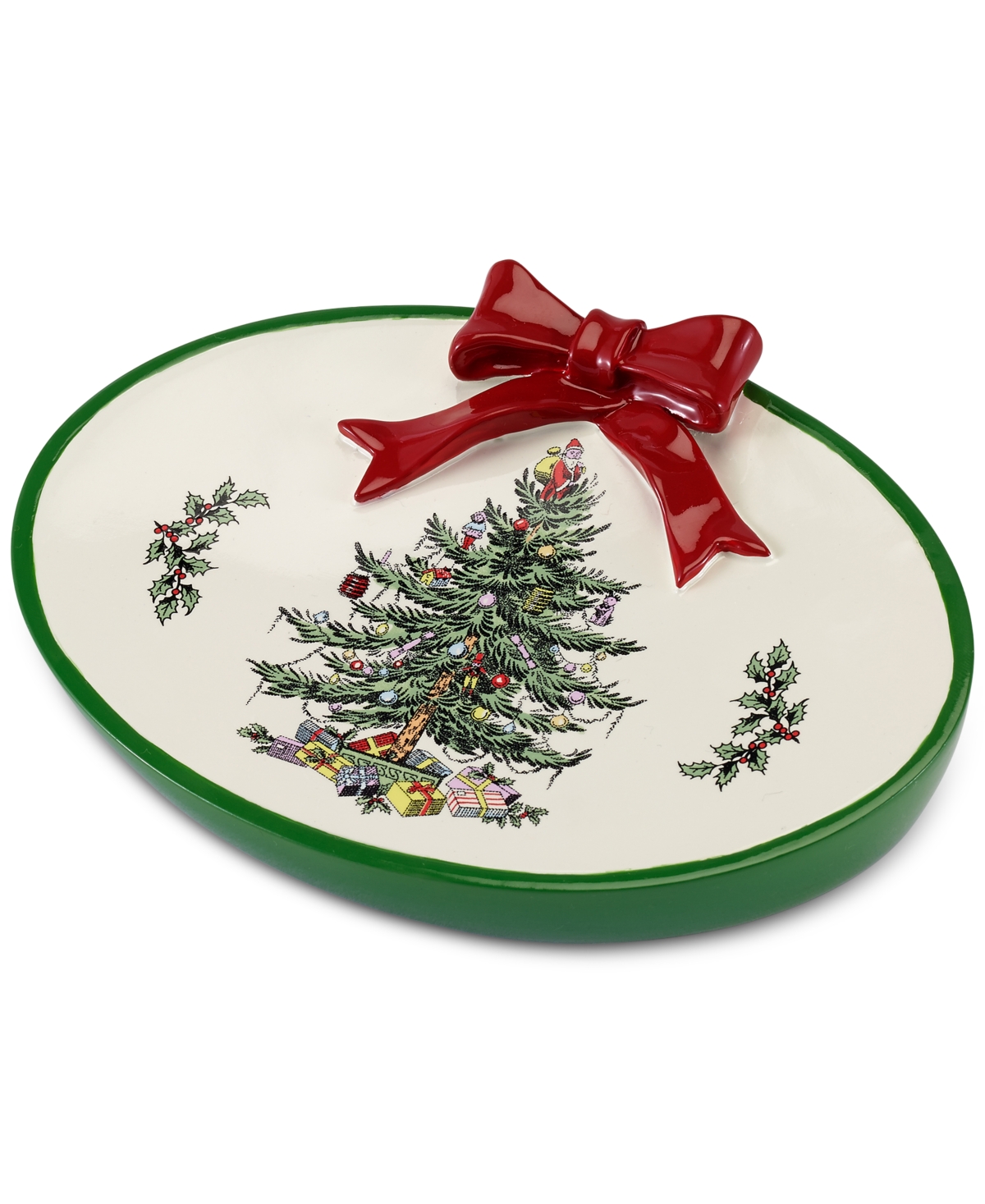 Spode Christmas Tree Soap Dish - Soap Dish