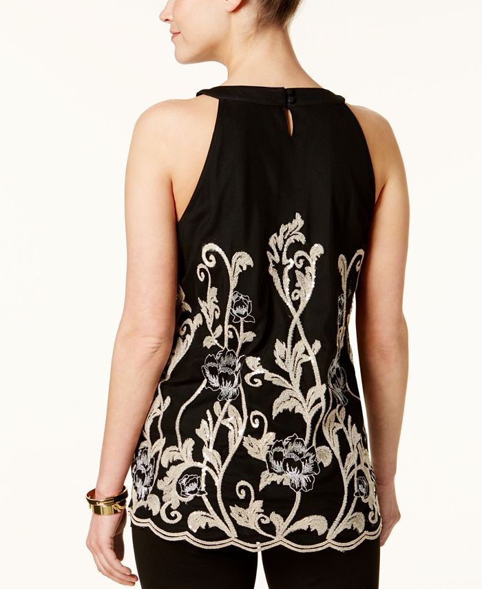 macy's alfani petite tops