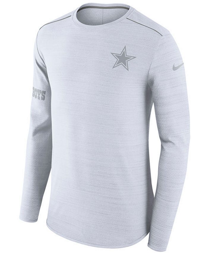 Nike Men's Dallas Cowboys Color Rush Player Top Long Sleeve T-Shirt ...