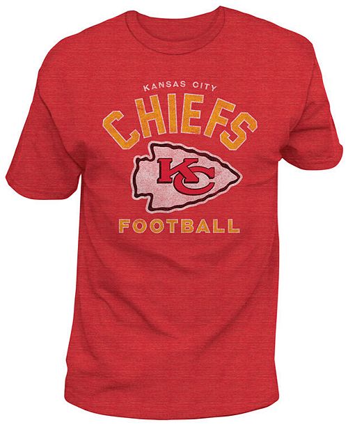 Authentic NFL Apparel Men's Kansas City Chiefs Midfield Retro T-Shirt ...