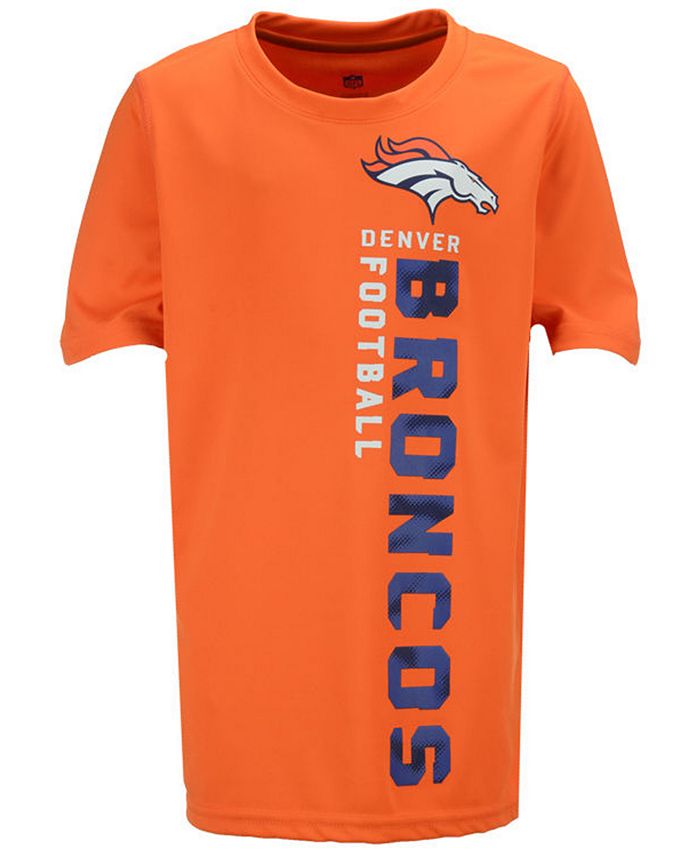 Outerstuff Denver Broncos Vertical Gravity Field T-Shirt, Big Boys (8 ...