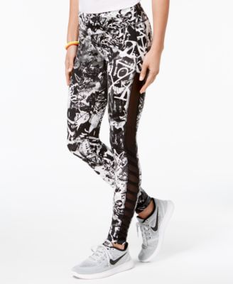Material Girl Active Juniors Mesh Graffiti Leggings Created for Macy s Macy s