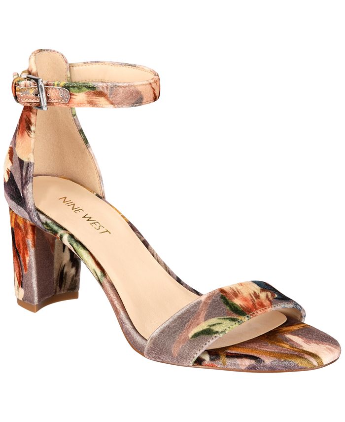 Nine West Pruce Block-Heel Sandals - Macy's