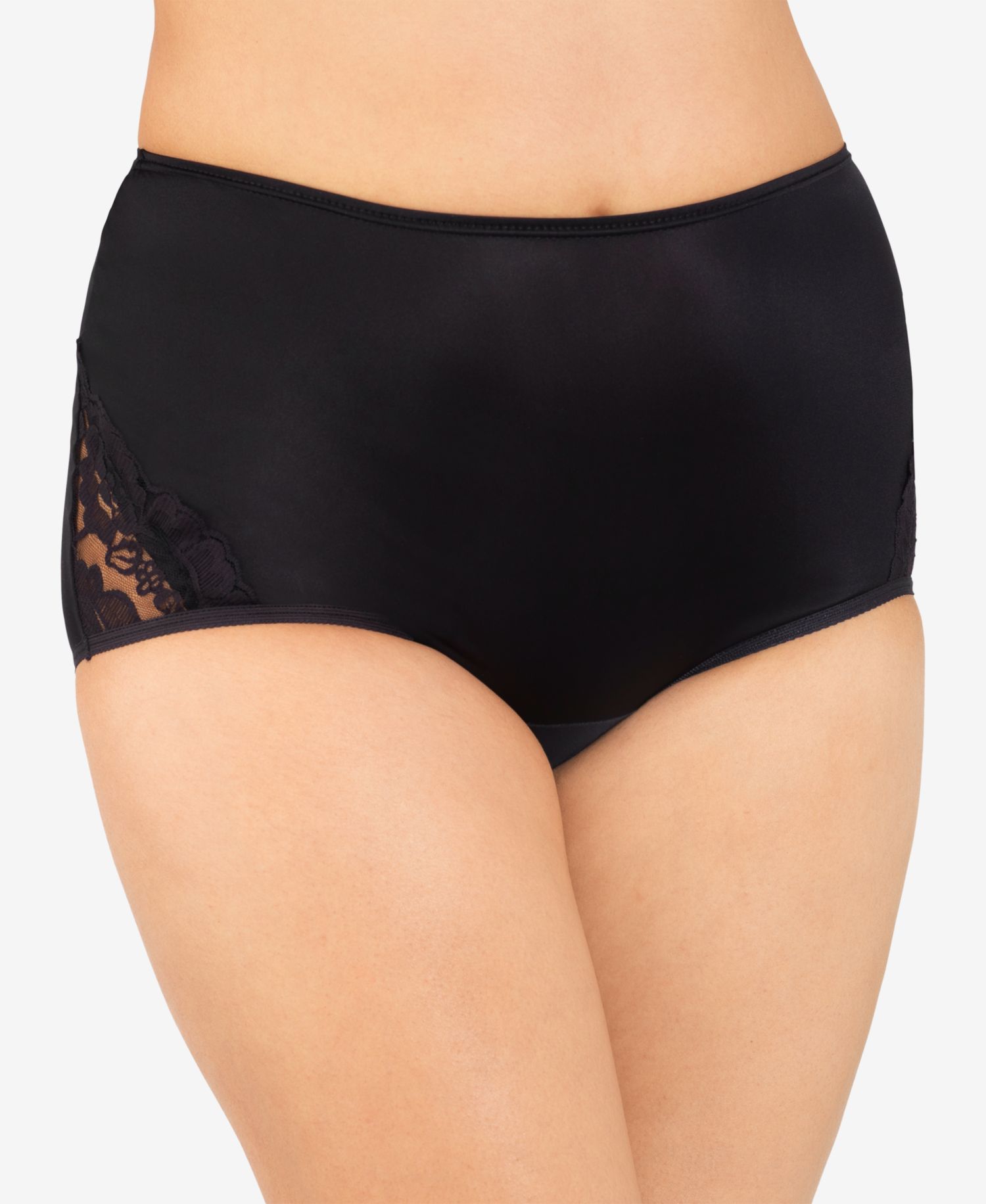 Women's Perfectly Yours® Lace Nouveau Nylon Brief Underwear 13001, extended sizes available
