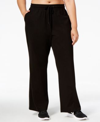 Ideology Plus Size Wide-Leg Pants, Created for Macy's - Macy's