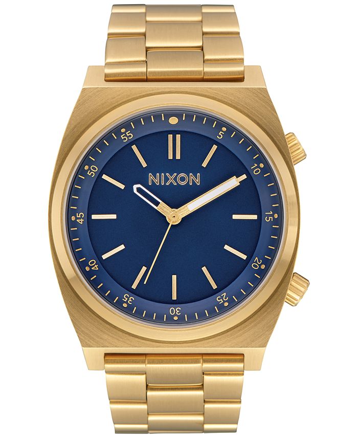 Nixon Men s Brigade Stainless Steel Bracelet Watch 40mm Macy s