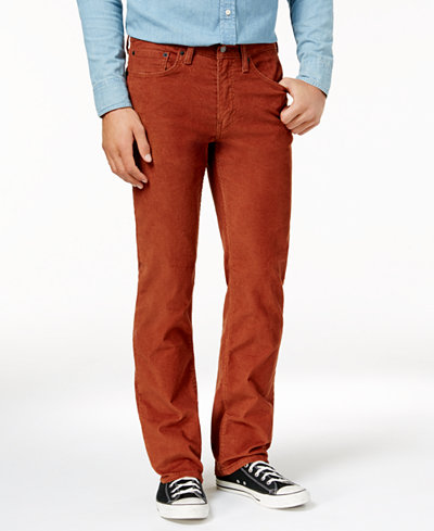 Levi's® 514⢠Straight Fit Bedford Corduroy Pants - Jeans - Men - Macy's