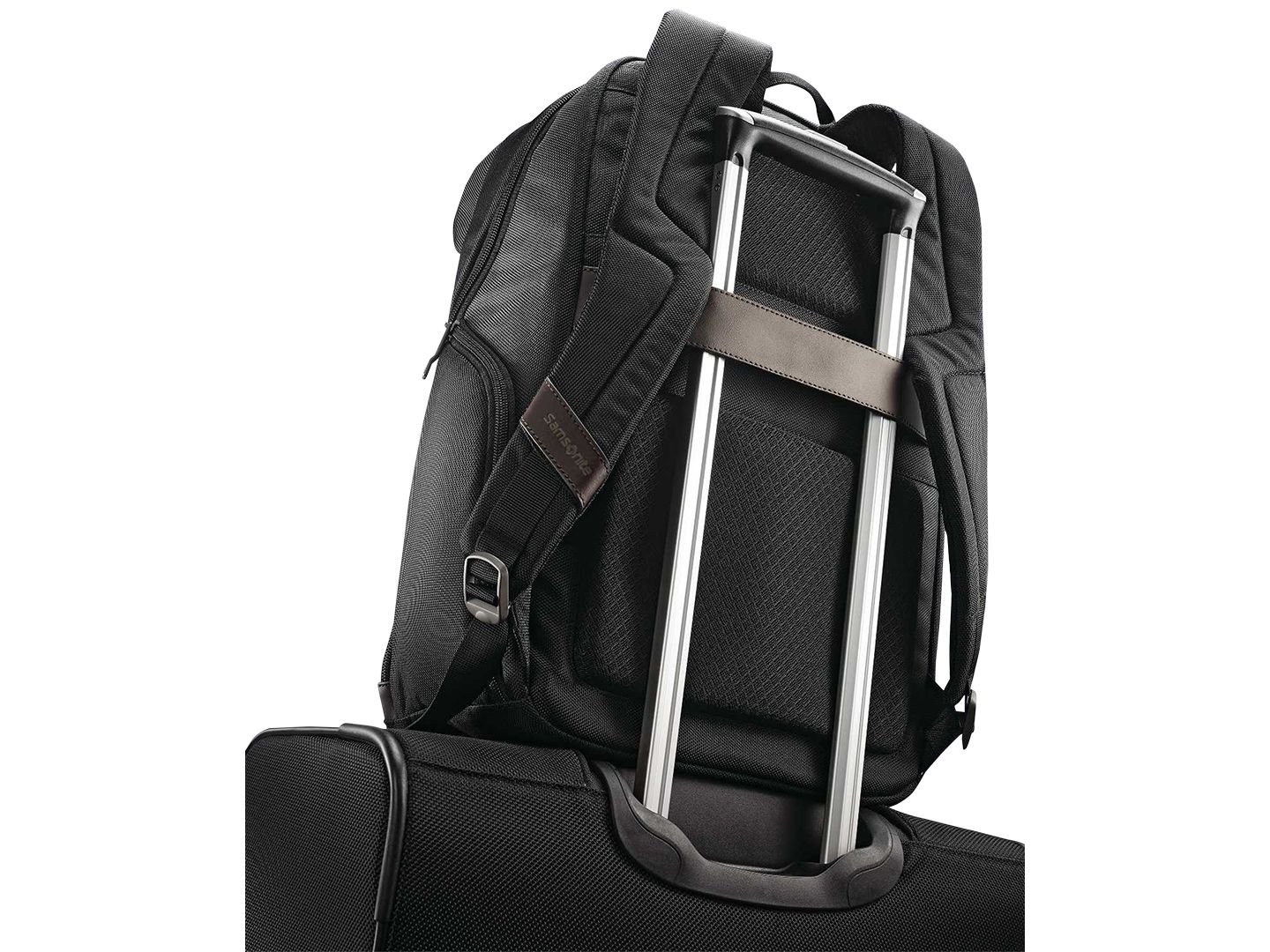 Рюкзак Samsonite Kombi 17.5", цвет: Чёрный / Коричневый — фото 11