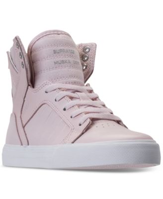 SUPRA - Little Girls' Skytop High-Top Casual Sneakers from Finish Line