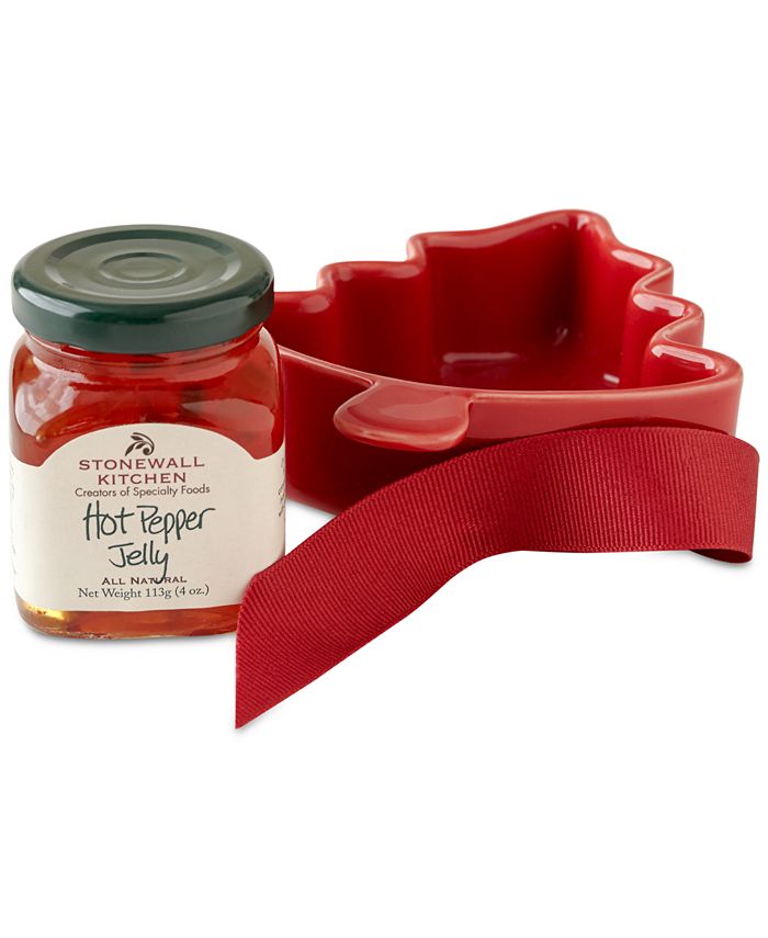 Stonewall kitchen hot pepper jelly tree ramekin gift set macy s