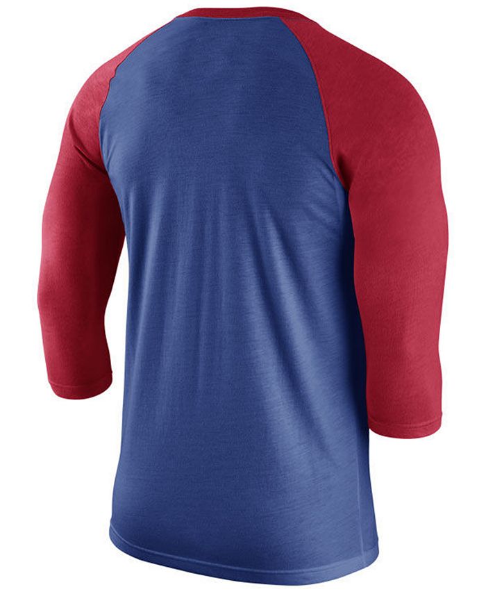 Nike Men's Texas Rangers Wordmark Raglan T-Shirt - Macy's