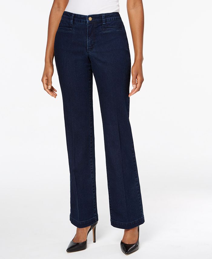Charter Club Tummy-Control Trouser Jeans, Created for Macy's - Macy's