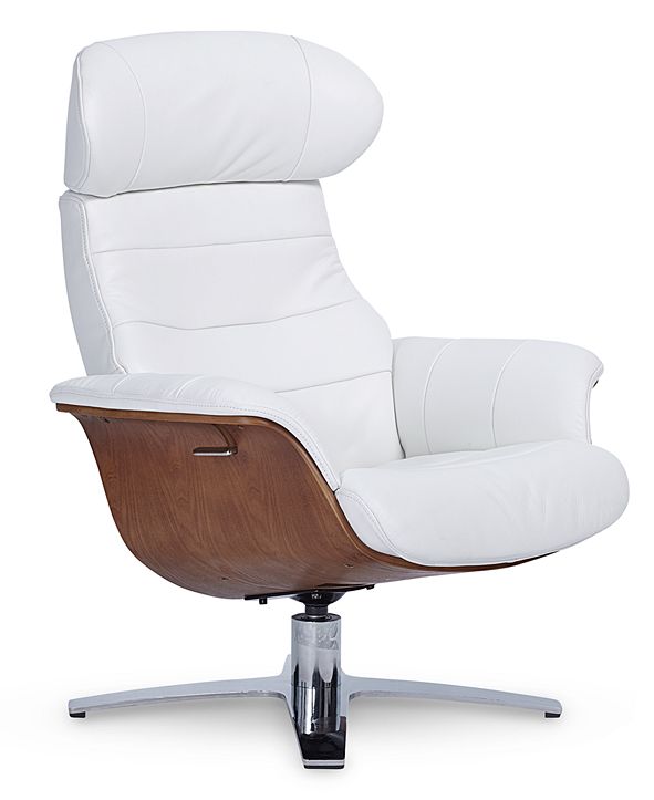 Furniture Anniston 31" Leather Swivel Chair Recliner & Reviews