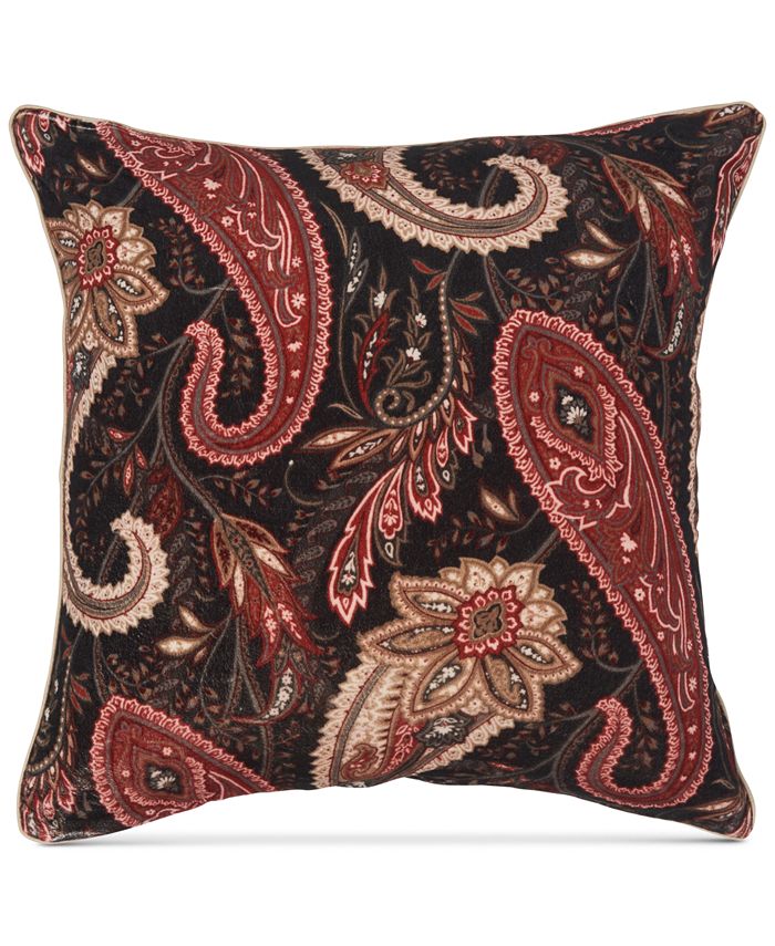 Sanderson Mapperton Paisley Print 20" x 20" Decorative Pillow Macy's