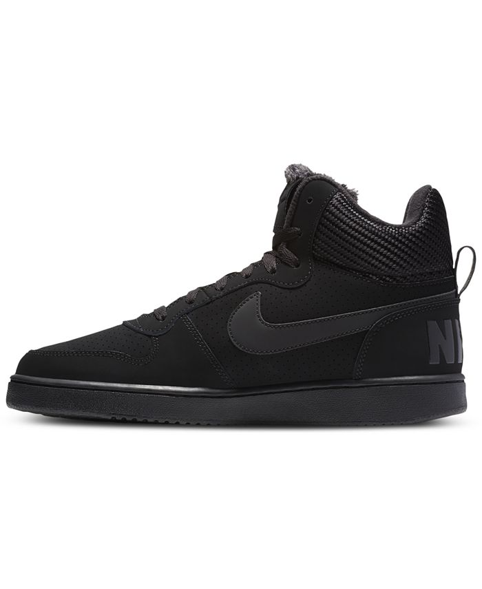 nike men's court borough mid basketball shoes