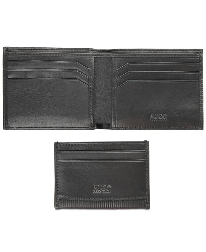 Hugo Boss Men's Leather Card Holder & Wallet Gift Set Macy's