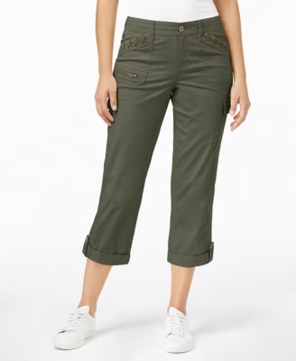 Style & Co - Roll-Tab Capri Pants