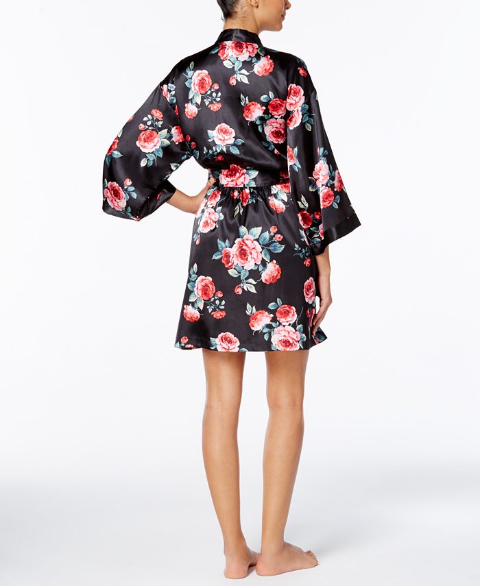 Thalia Sodi Banded FloralPrint Wrap Robe, Created for Macy's Macy's