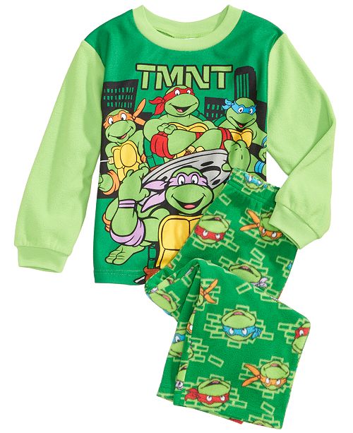 Ninja Turtles Teenage Mutant 2 Pc Pajama Set Toddler Boys