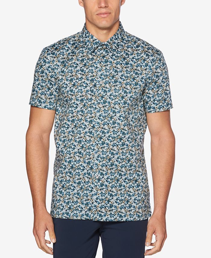 Perry Ellis Men's Abstract Floral Shirt & Reviews - Casual Button-Down ...
