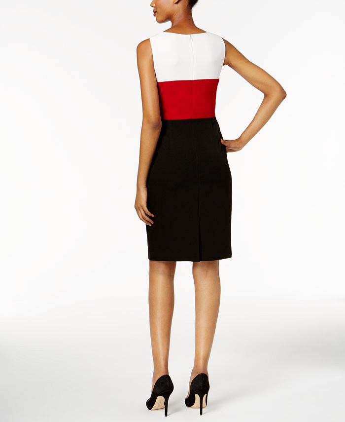 Kasper Colorblocked Sheath Dress Macys 